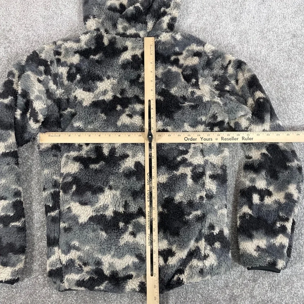 Helly Hansen Reversible Jacket Boys 16 Juniors‎ Champ Camo Sherpa Fleece Lime
